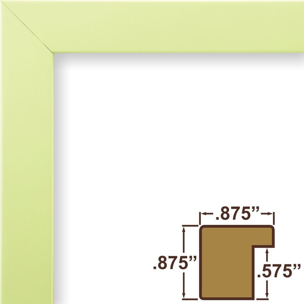 Craig Frames Confetti, Modern Light Green Picture Frame, 14 X 18 Inch