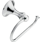 Moen DN7708CH Lounge Collection Single Post European Toilet Paper Holder with Hardware, Chrome