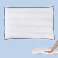 Fouxtel Flat Pillows For Sleeping Thin, 3' Ultra Thin Pillow, Slim Bed Pillows For Stomach And Back Sleepers, Standard Size -18