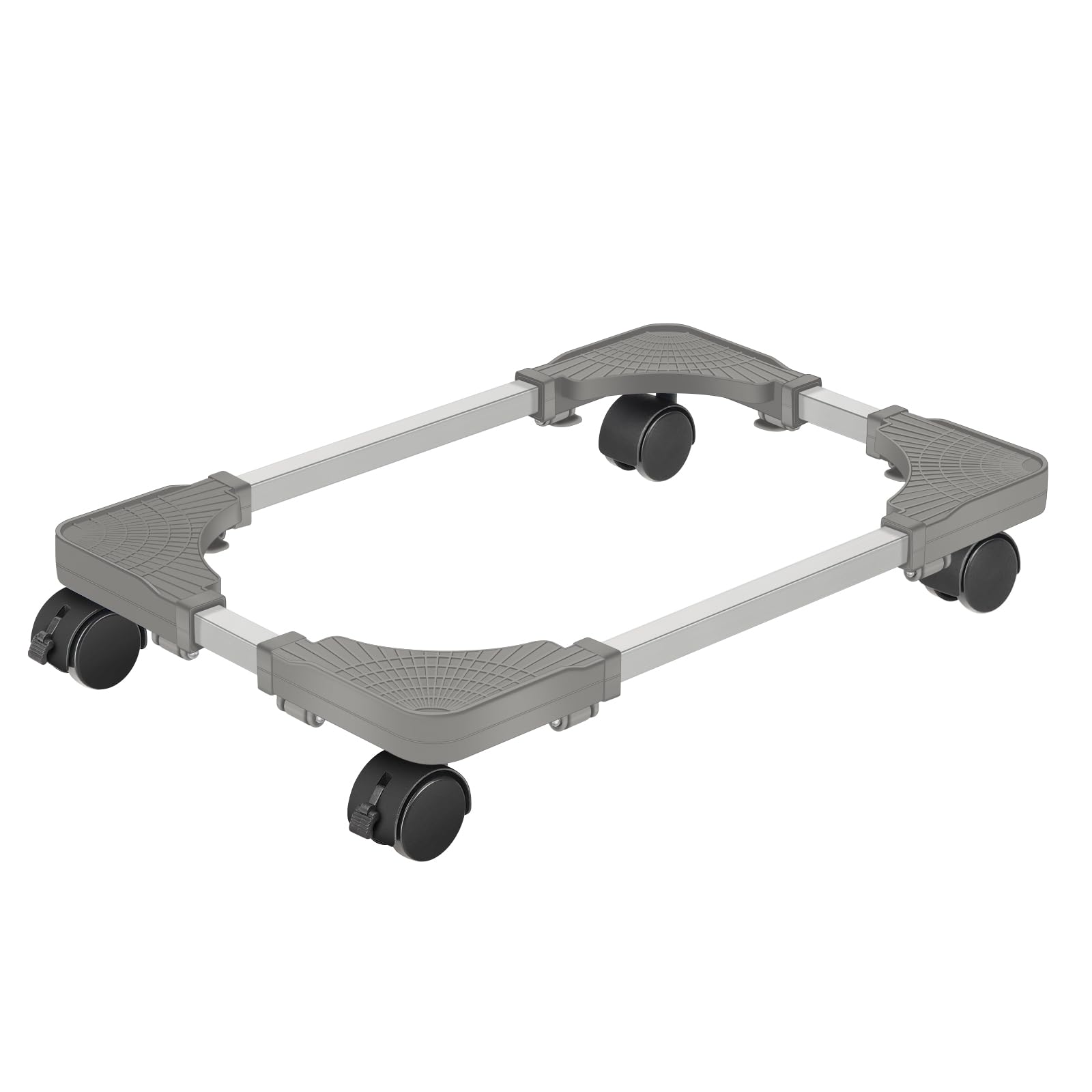 Liitrton Mobile CPU Stand with 4 Locking Casters, Ventilated PC Tower Stand for Floor, Fits Most PC Towers, Office Gamers (Light