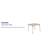 Flash Furniture Mindy Kids Tan Folding Table