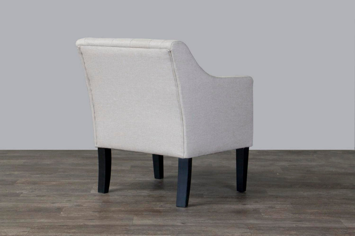 Baxton Studio Brittany Club Chair, Beige