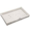 KC KULLICRAFT Natural Marble Tray for Desktop | Kitchen | Vanity | Bathroom, Stone Organizer for Coffee Table, Plate, Dresser, N