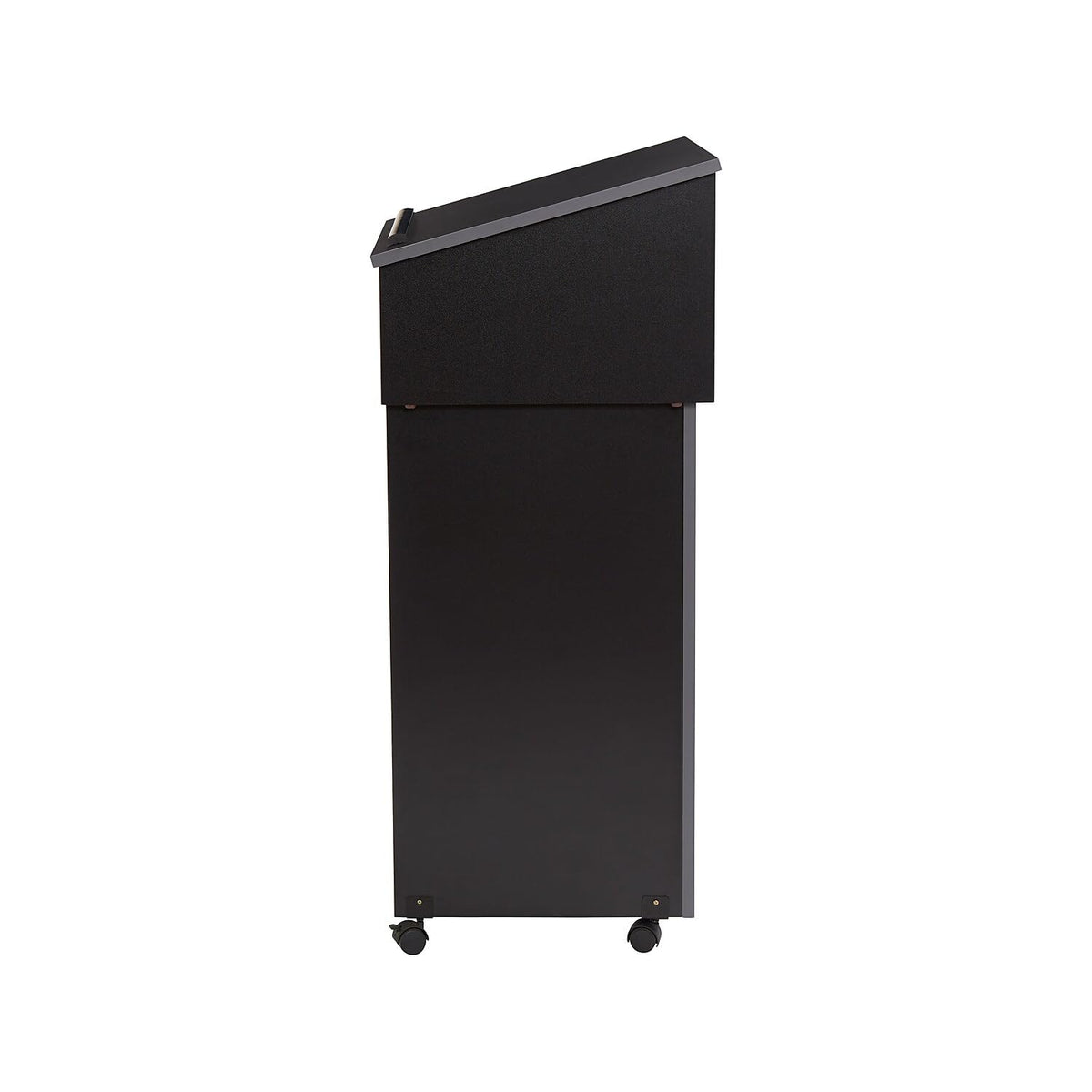 Oklahoma Sound Combo 47.5-Inch Portable Lectern, Black/Charcoal (22-112-Bk)