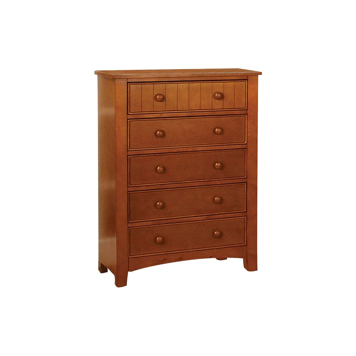 Benjara Benzara Wooden Drawers, Brown Omnus Transitional Chest, Oak Finish