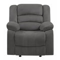 HomeRoots Gray 40 Contemporary Grey Fabric Chair