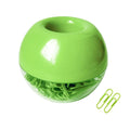 Lime Green Magnetic Paper Clip Holder