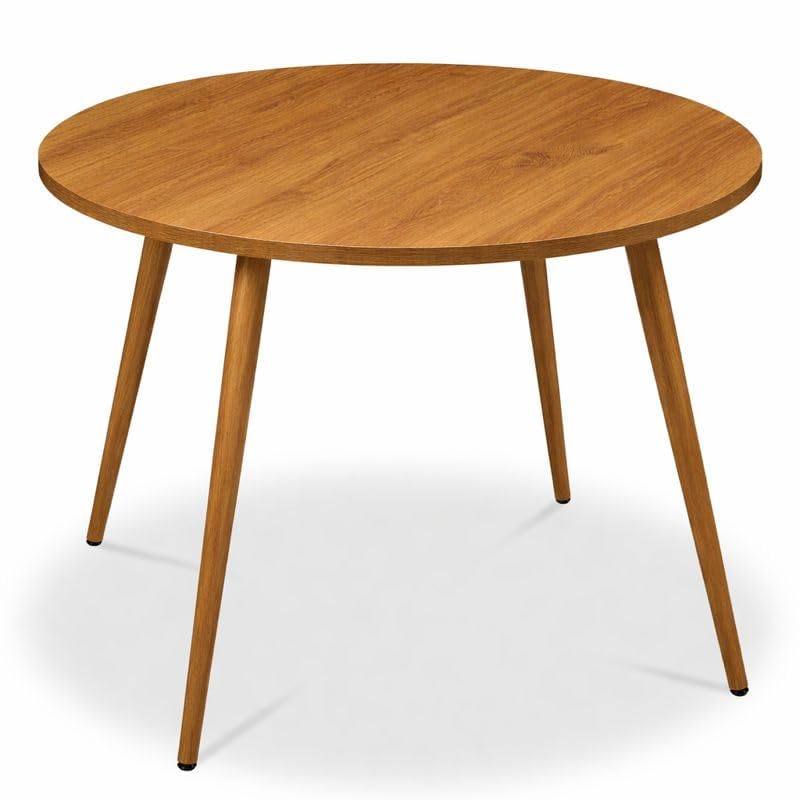 Carpentray 24X24 Inch Round Sheesham Wood 4 Seater Dining Table Only For Dining Room | Wooden Only Dining Table Without Chairs F
