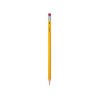STAPLES #2 Wood Pencils Yellow 24 Pack