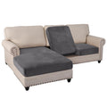 PrinceDeco Super Soft 3 Pieces Sectional Couch Covers L Shape Sectional Sofa Cover Separate Cushion Couch Chaise Cover for Pets 