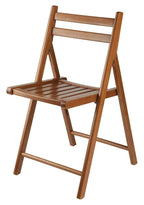 Winsome Robin 4-PC Folding Set Teak Chair, 17.64 x 20.1 x 32.28