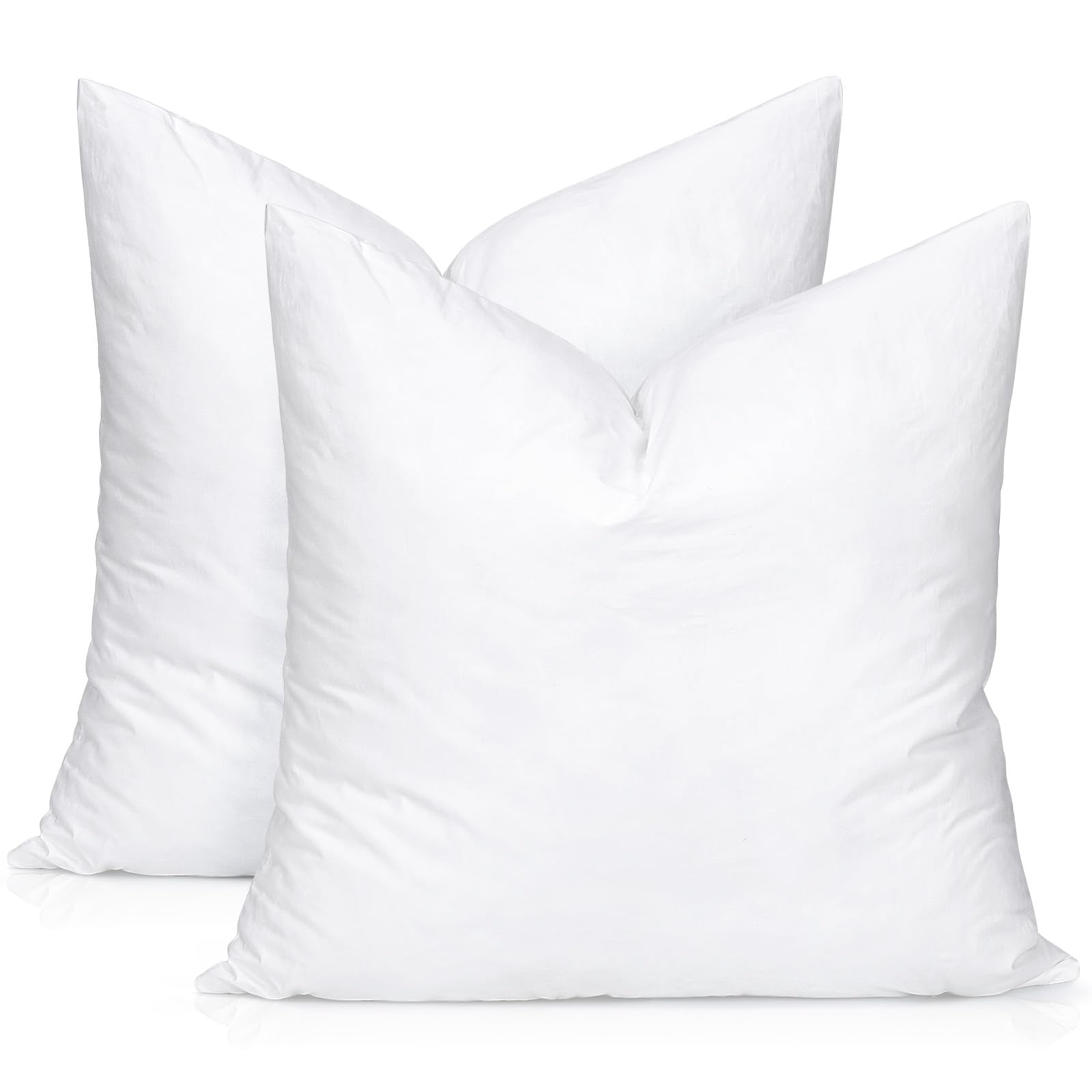 Artscope Synthetic Down Pillow Insert, 24X24 Down Alternative Throw Pillow Insert. Ultra Soft Fluffy Sleeping Pillow With 100% C