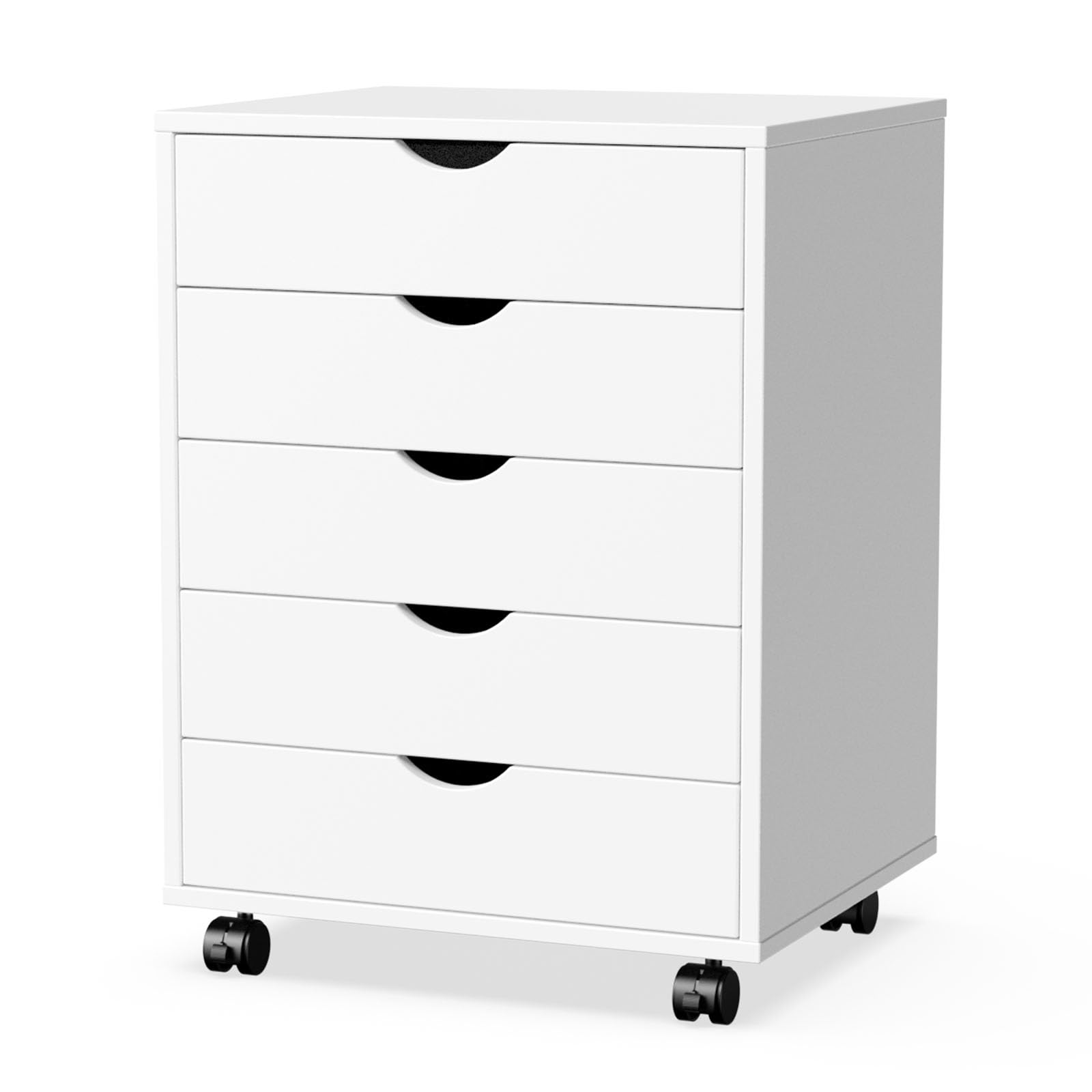 5 Drawer Chest, Storage Cabinet Dressers with Wheels, Dressers Storage Cabinets, Dresser Mobile Cabinet with Wheels, Room Organi
