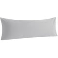 Ntbay Cotton Body Pillowcase - Envelope Closure 20X54 Pillowcase, Breathable And Soft Bed Pillow Case, Light Grey