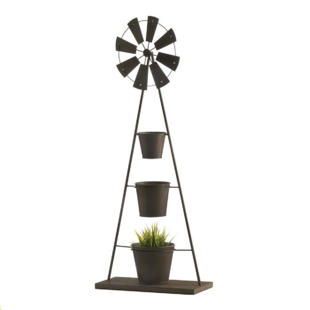 Summerfield Terrace 10018767 Windmill Plant Stand, Multicolor