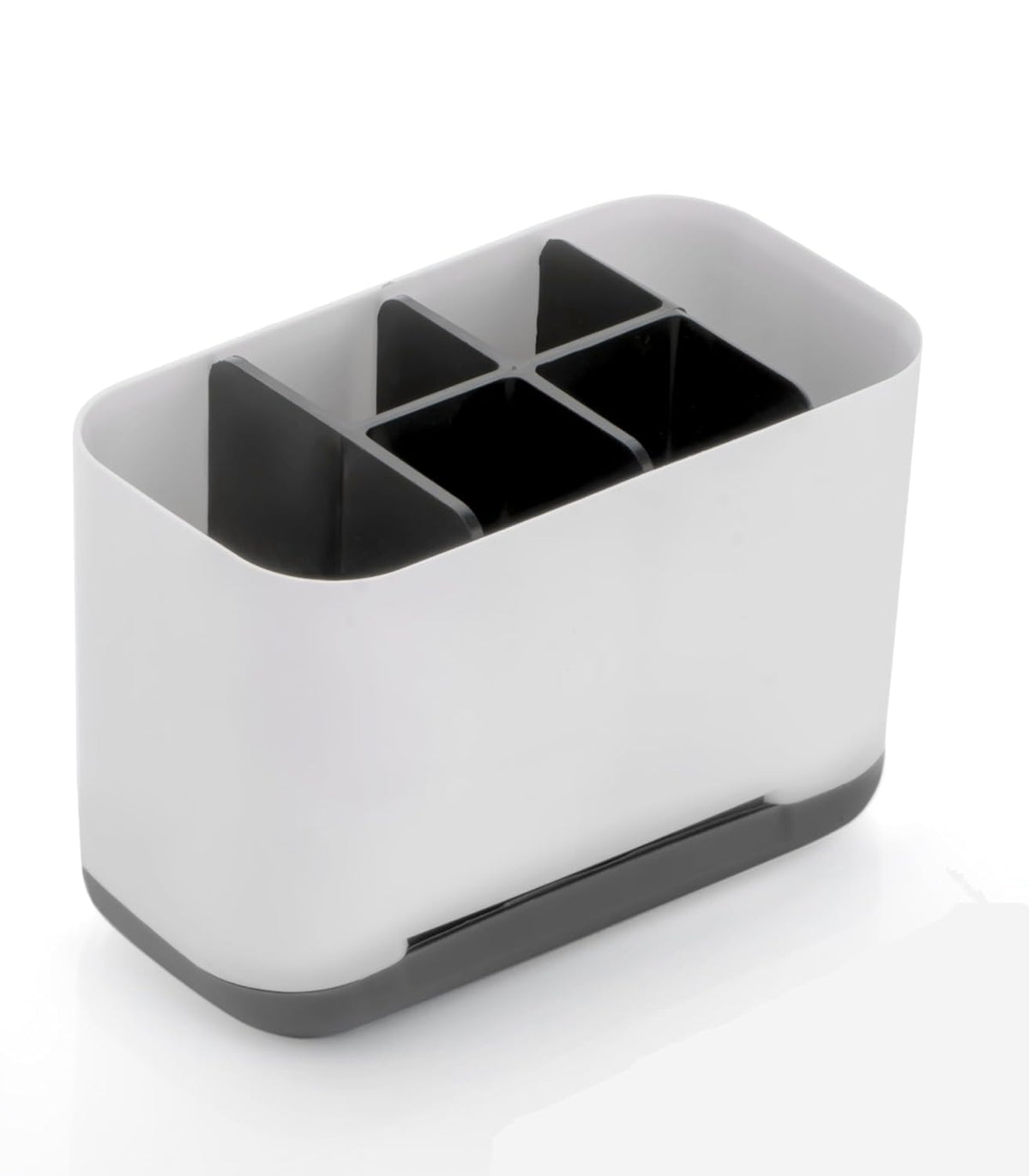 Tastic Toothbrush Holder for Bathroom |Toothbrush Caddy| Toothpaste Stand | Storage Box for EasyStore | Plastic (Grey)