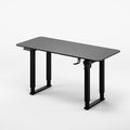 Green Soul Alex Engineered Wood Dual Motor Height Adjustable Table | Heavy Duty Dual Leg Design | Lifts Upto 150 Kgs (Black)