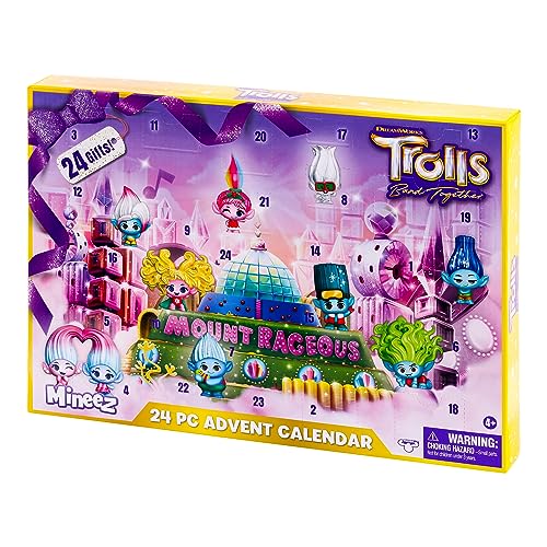 DreamWorks Trolls Band Together Mineez 24 pc Holiday Advent Calendar Multicolor
