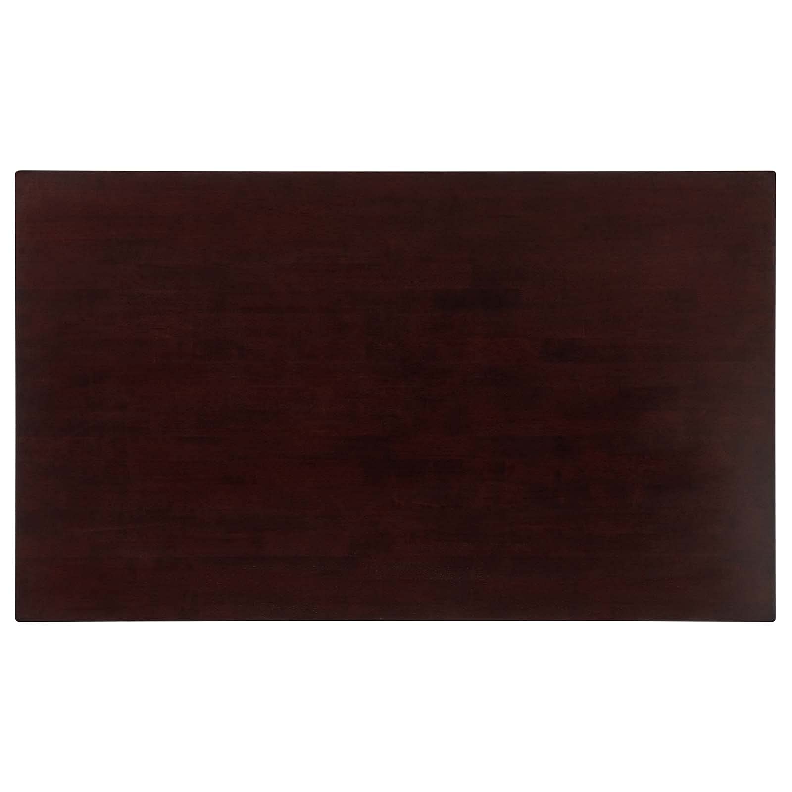 Modway Oracle 59" Rectangle Dining Table, Cappuccino