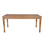 Anderson Teak TB-6536 Rockford Rectangular Teak Dining Table, Natural