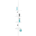 Better Living Products 70040 ULTIMATE Rust Proof Aluminum Tension Shower Pole Caddy, No Size, White