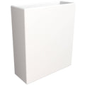 Thistle Series Poly Stone Planter in White 22 Dia 15 high