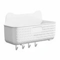 Vistora DrillNoDrill Installation Wall Mounted Storage Basket No Drilling Hanging Drain Basket SpaceSaving Kitchen Holder Wit