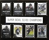 Nfl 12 Inch X15 Inch  Seattle Seahawks Super Bowl Xlviii 8Card Plaque