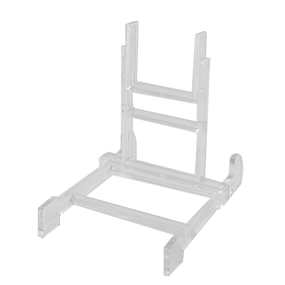Artliving Two Part Adjustable Clear Acrylic Plastic Display Stand Easel (Set of 5)