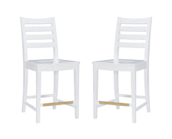 Flynn Counter Stool White Set Of 2