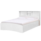Better Home Products California Wooden Full Captains Bed in White