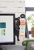 Fourtune Notes Holder And Reminder Memo Board For Right Computer Monitors Screen Acrylic Message Boards Memo Pads (Bear)