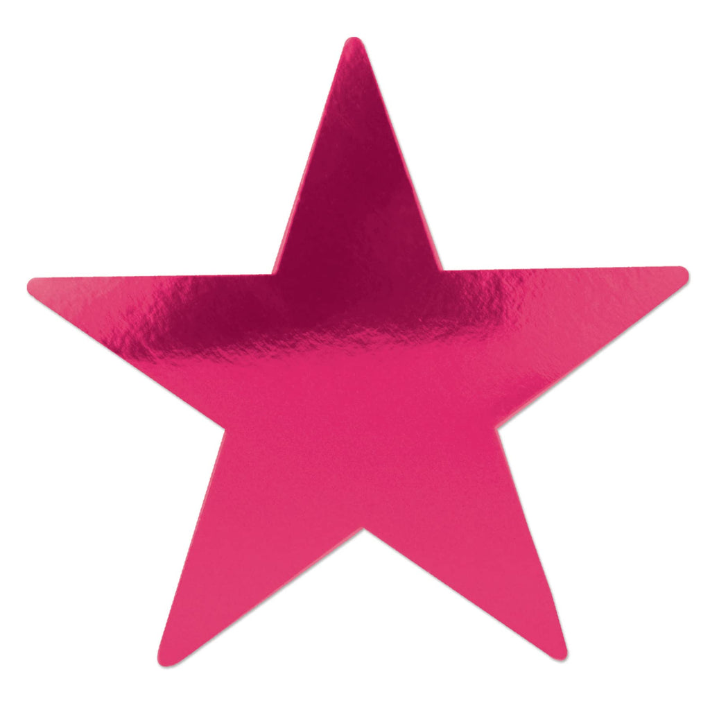 Beistle 72-Piece Foil Star Cutouts, 5-Inch