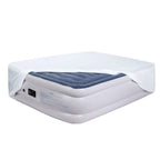 Bedecor Fitted Sheet For Air Mattress Inflate Without Disassembly Convenient & Firm Deep Up To 21'' White -Twin Xl
