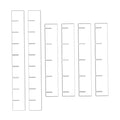 6Pcs Drawer Dividers Organizer Drawer Separators For Office Supplies Make Up