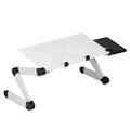 Folding Computer Table, Portable Home Use Assembled Folding Table For Home Office (48 X 26Cm,White)