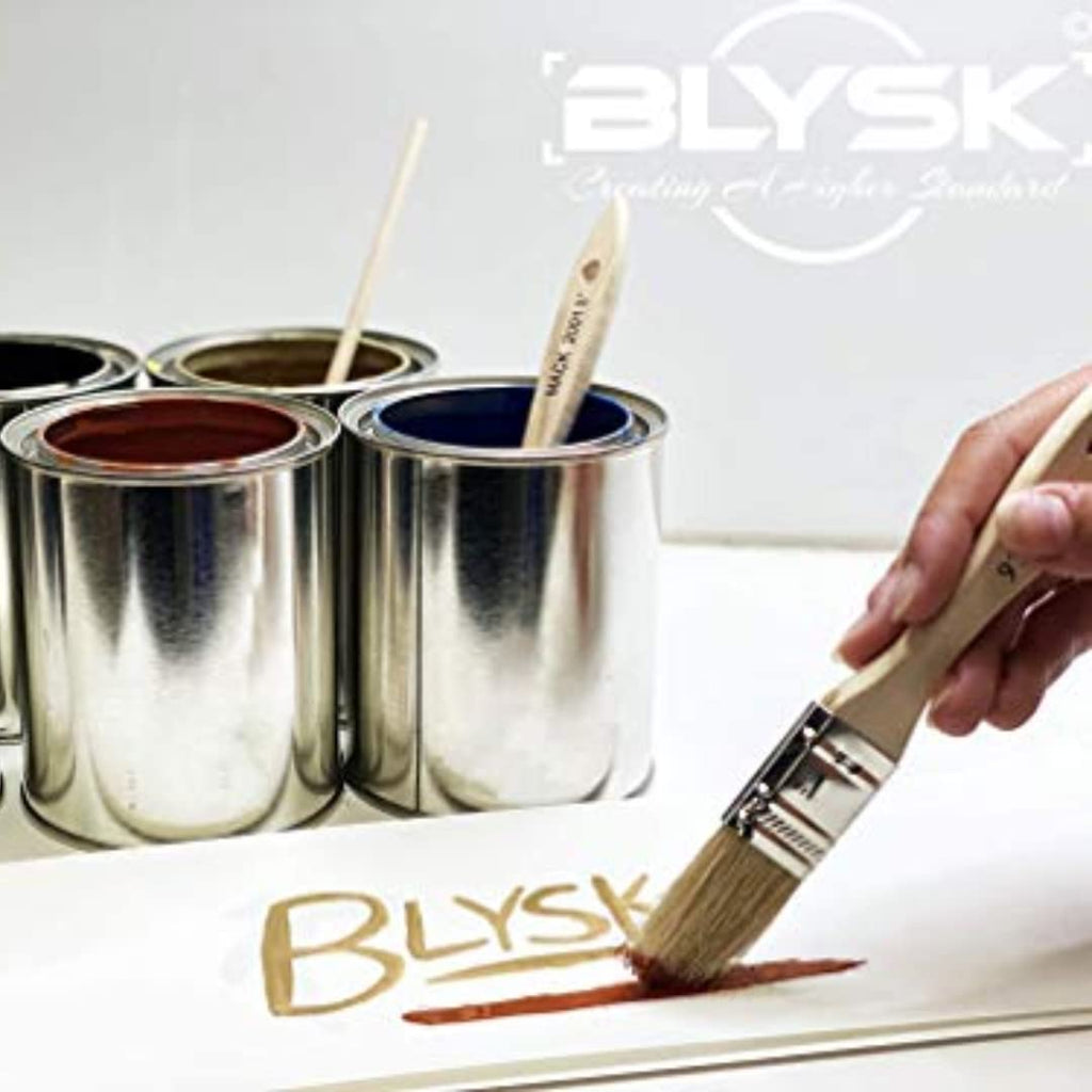 Blysk Empty Metal Paint Cans With Lids, (Pint Size, 6 Pack) Empty Pint Paint Can Storage, Unlined Multipurpose Storage For Arts