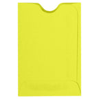 Luxpaper Credit Card Sleeves | 2 3/8' X 3 1/2' | Citrus Yellow | 80Lb. Text | 1,000 Qty