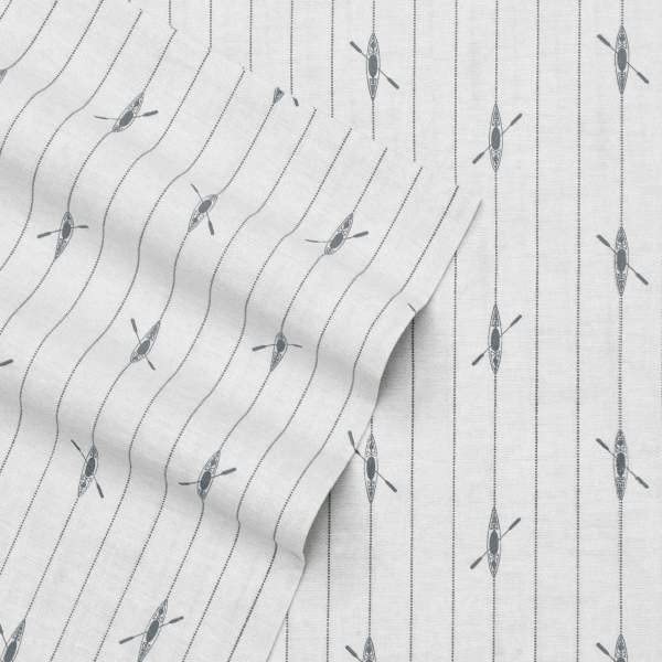 Eddie Bauer - Twin Xl Sheets, Cotton Percale Bedding Set, Crisp & Cool Home Decor (Downstream, Twin Xl)