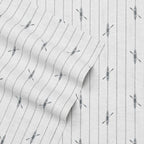 Eddie Bauer - Twin Xl Sheets, Cotton Percale Bedding Set, Crisp & Cool Home Decor (Downstream, Twin Xl)
