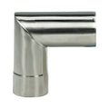 Stove Pipe 2.36 inch 90 Degree Stainless Steel Chimney for Camping Tent Stove Smoke Exhaust