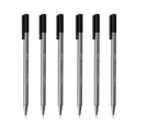 Staedtler Triplus Fineliner Black 0.3Mm - Pack Of Six