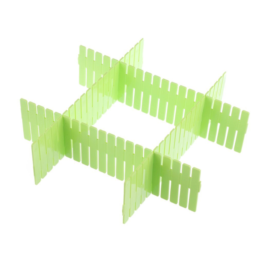 Globalniche S, Bluee : 1Pc Diy Grid Drawer Divider Household Necessities Storage Organizer Diy Accessory Drawer Clapboard