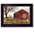 Trendy Decor4U Flag Barn By Billy Jacobs Printed Wall Art, 14 Inch X 10 Inch