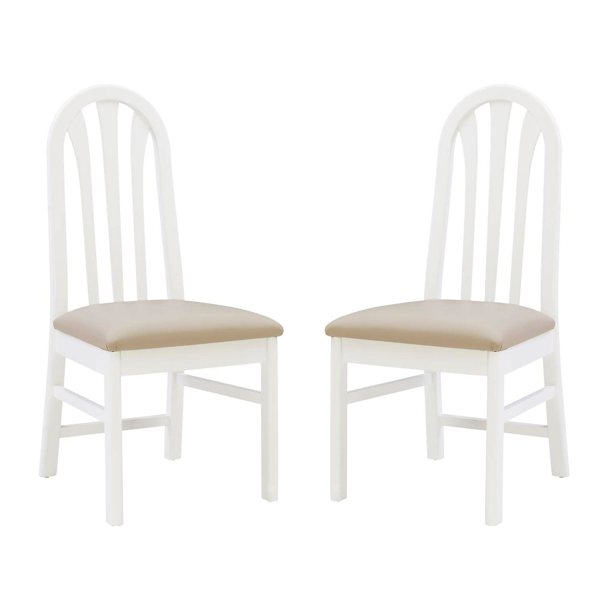 Jesper White Chair Uph Seat