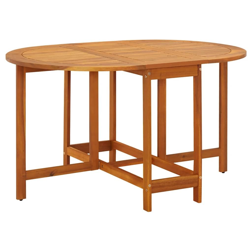 vidaXL Outdoor Dining Table - Robust Acacia Wood Patio Furniture - Weather-Resistant Garden and Terrance Rectangular Table - Eas