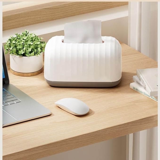 Jukmen Wet Tissue Box Desktop Seal Plastic Tissue Storage Box Decorate Plastic Dustproof Tissue Box for Dust Decorate || Pack of