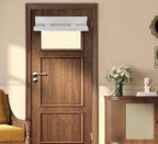 PI Blackout Door Curtain Polyester Grey White 26x20
