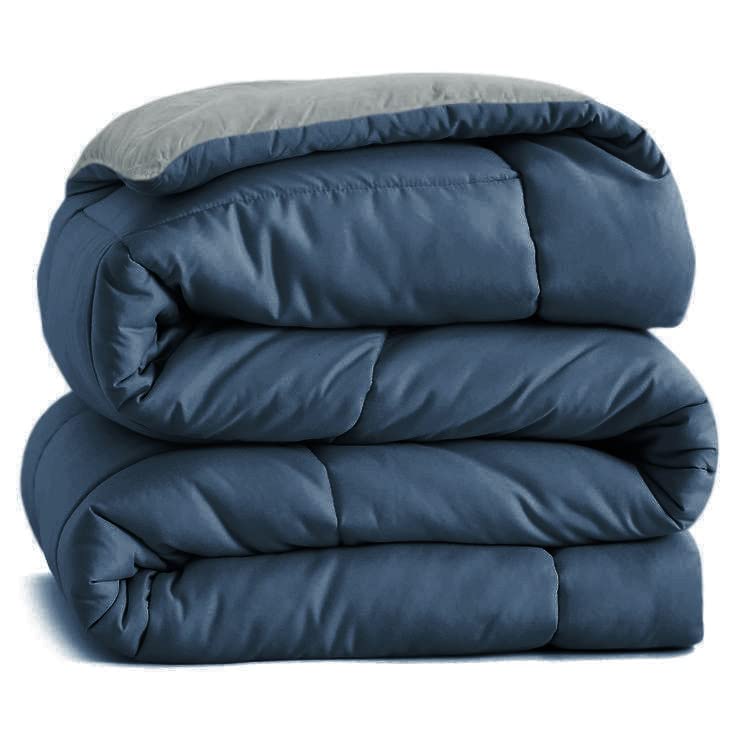 Vas Collections Plastic 210 Tc Solid/Plain Reversible Ac Comforter/Blanket For Winter/Quilt/Duvets For King Size Double Bed 220 