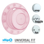 SlipX Solutions Bottomless Bath Overflow Drain Cover Coral 4" Diameter